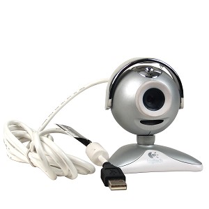 Logitech QuickCam Zoom USB Webcam w/Built-in Microphone - Click Image to Close